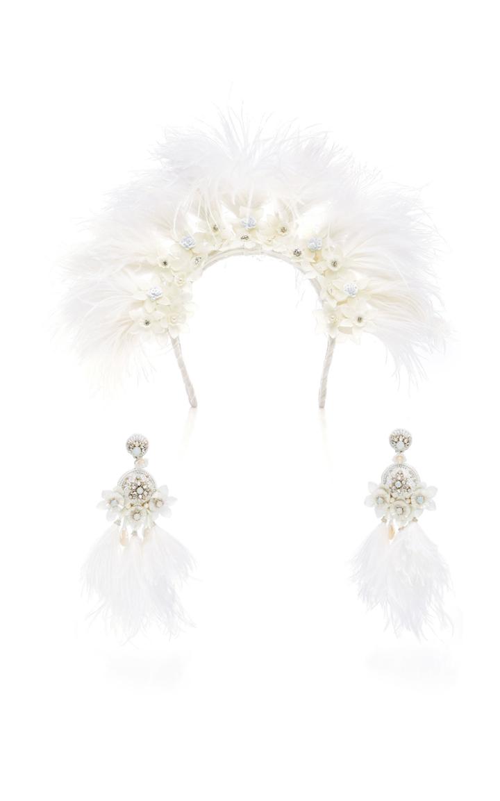 Magnetic Midnight X Ranjana Khan M'o Exclusive: Hamsa Headband & Earrings Set