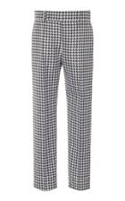 Haider Ackermann Houndstooth Silk-blend Cropped Pants