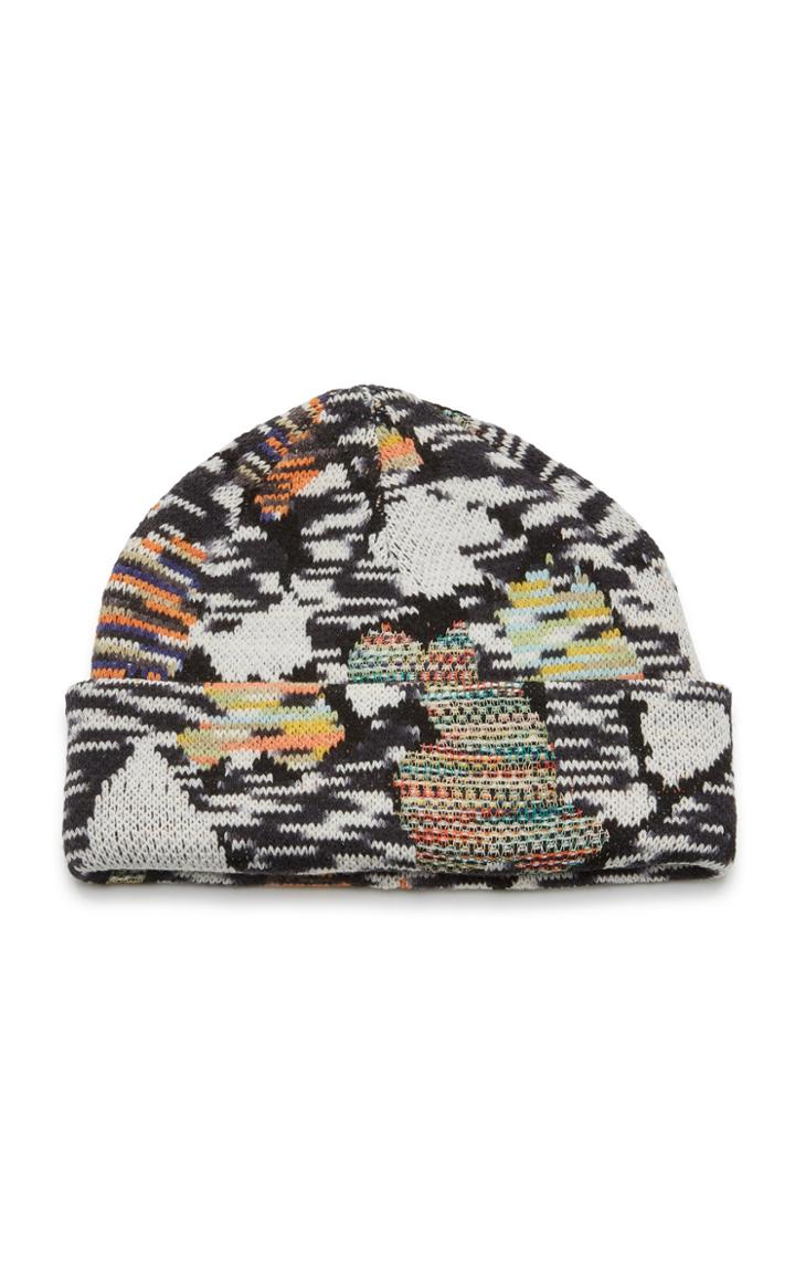 Missoni Intarsia-knit Wool-blend Beanie