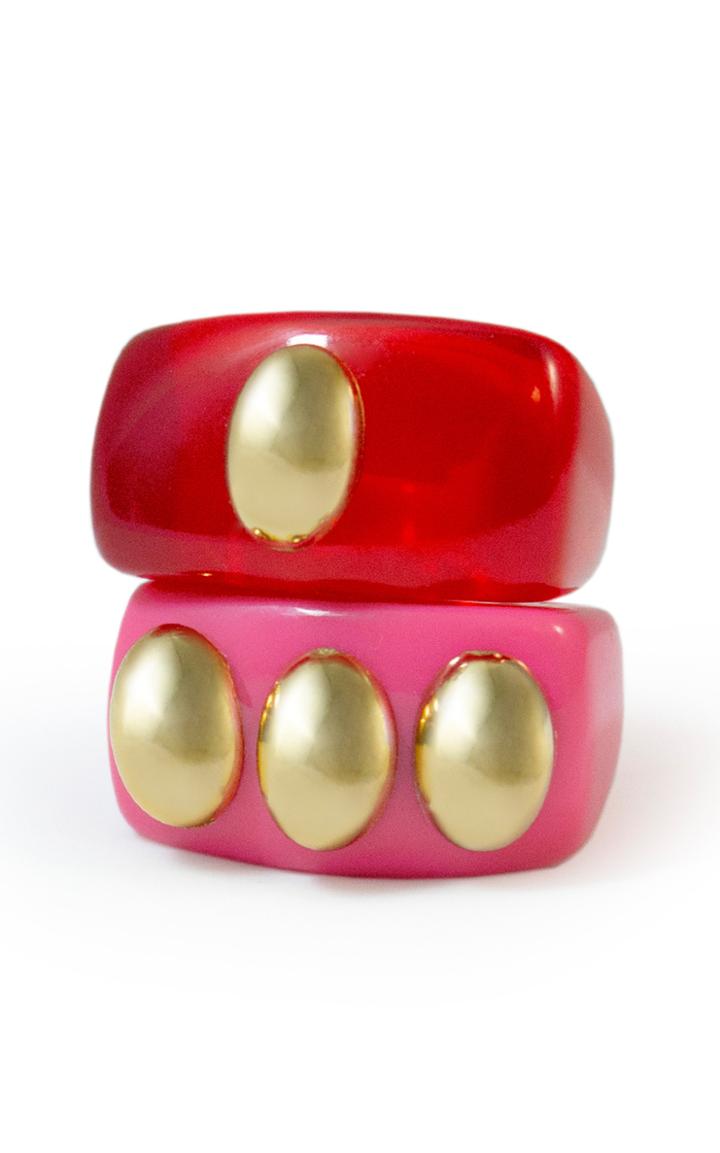 Moda Operandi La Manso Korean Bbq Set Resin Rings