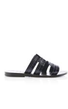 Trademark Interlock Faux Croc Sandal