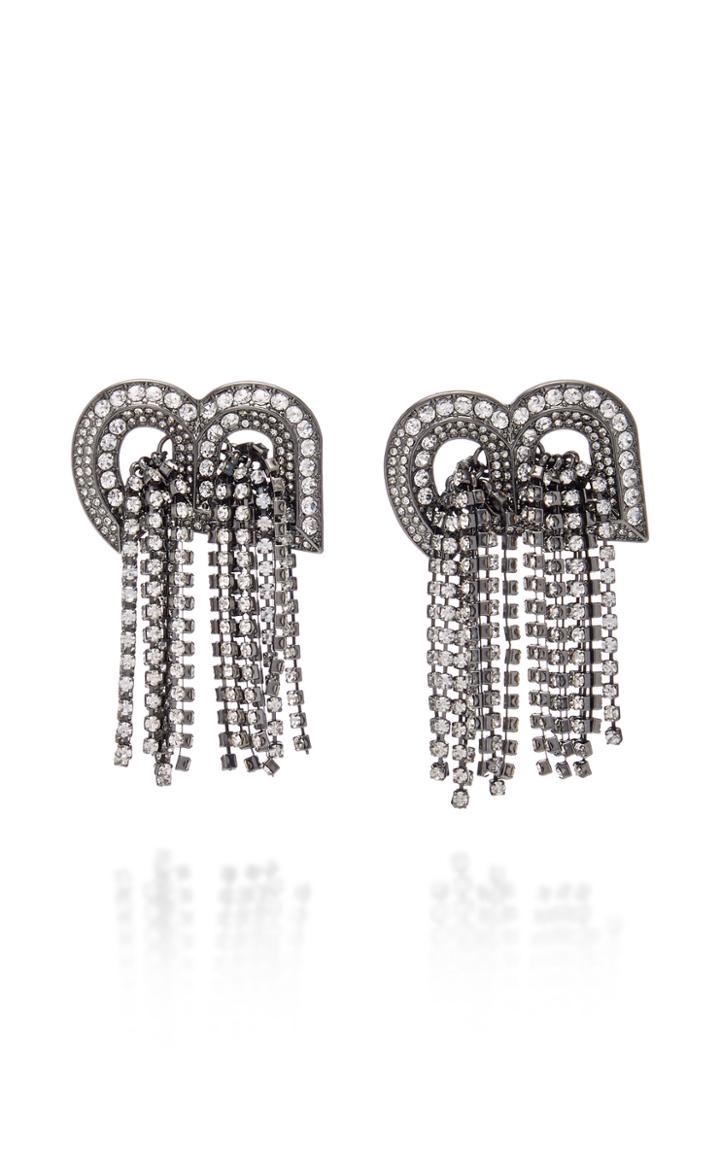 Brandon Maxwell Short Shower B Earrings