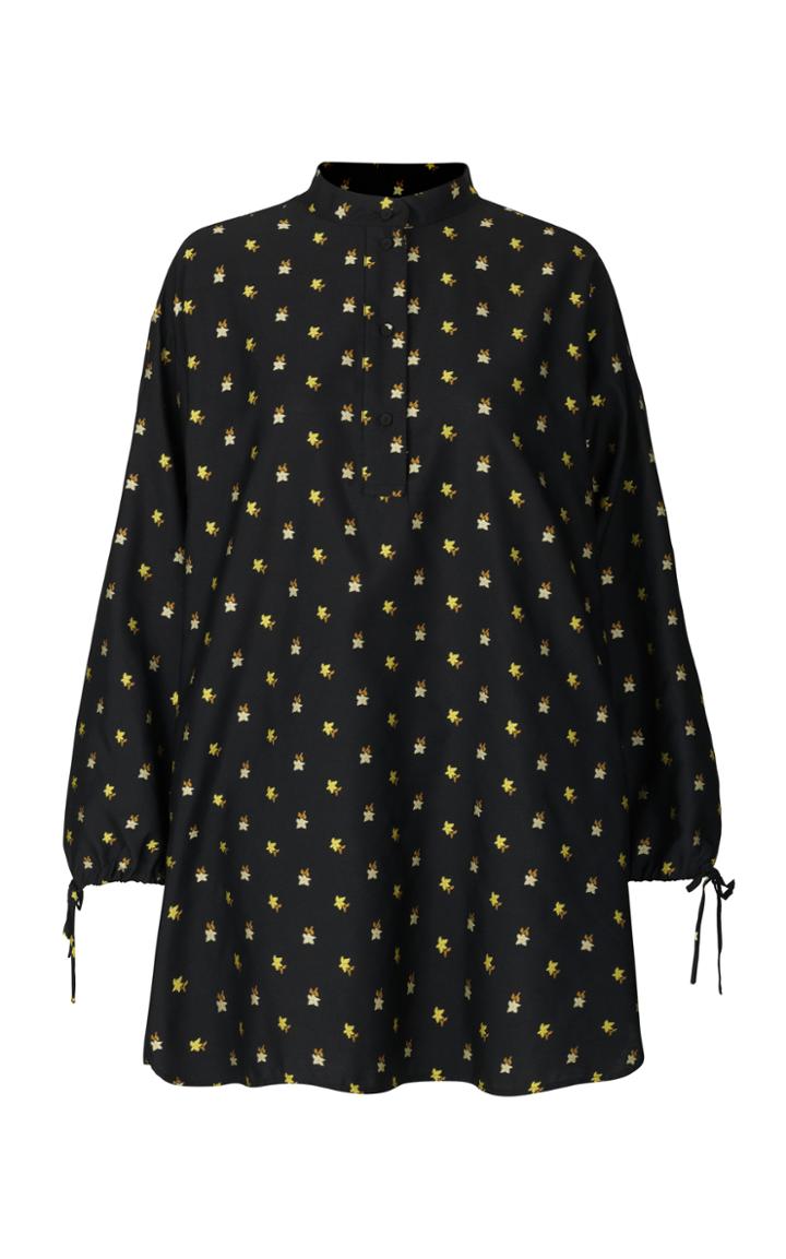 Stine Goya Neva Printed Crepe Shift Dress