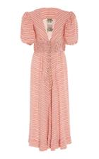 Roopa Arka Rose Stripe Midi Length Dress