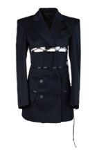 Youser Bonded Wool Mini Blazer Dress