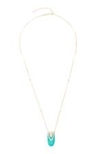 Jacquie Aiche 18k Gold, Amazonite And Diamond Necklace