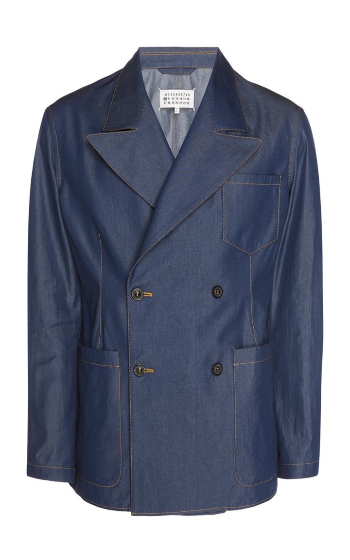 Maison Margiela Double-breasted Denim Blazer