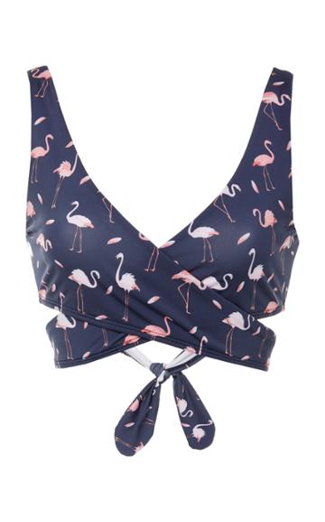 Verde Limon Kobe Crossed Bikini Top