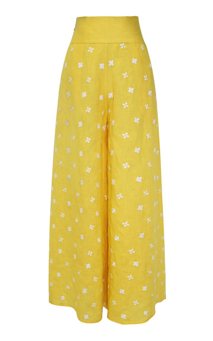 All Things Mochi Jimmie Linen Wide-leg Pants