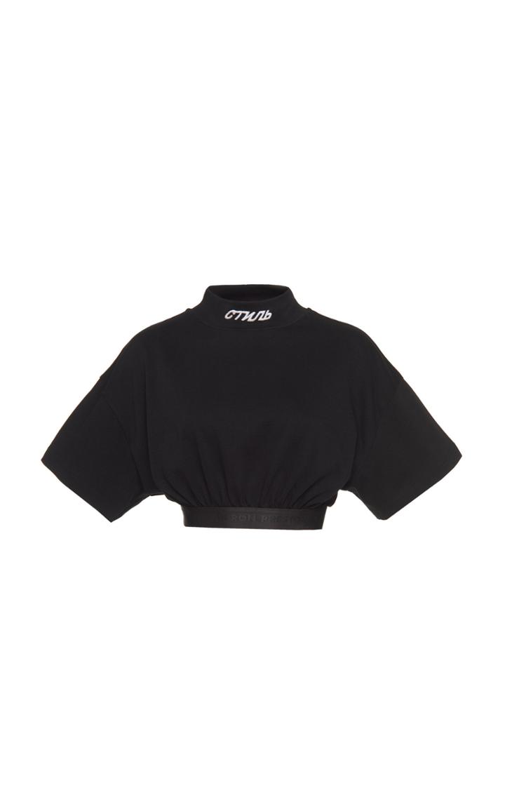 Heron Preston Cotton Crop Turtleneck T-shirt
