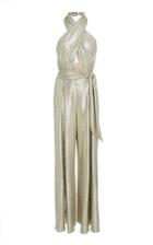 Patbo Lame Wrap-front Jumpsuit
