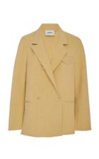 Nanushka Aira Double Breasted Cotton Blazer
