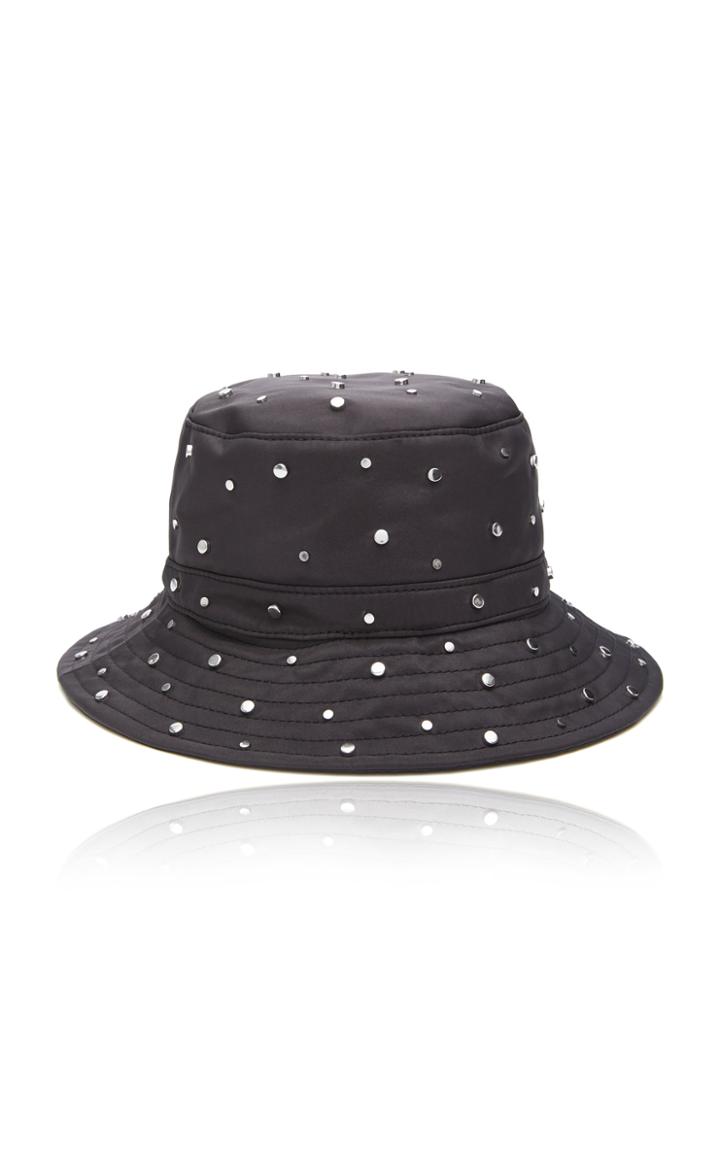 Ganni Studded Nylon Bucket Hat