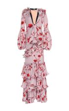 Johanna Ortiz Anatolia Tie Front Double Georgette Dress