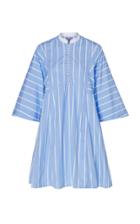 Thierry Colson Rachel Striped Cotton-voile Mini Dress