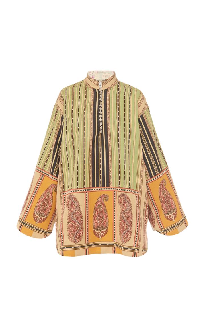 Etro Printed Silk-blend Mini Dress