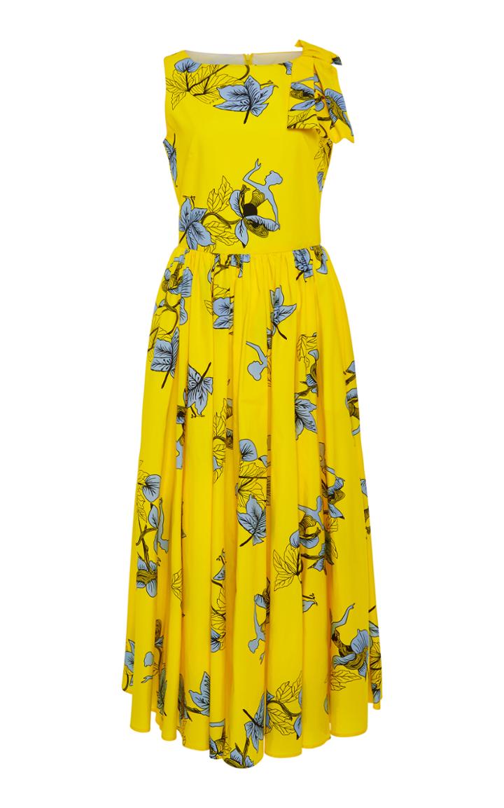 Vivetta Kajam Printed Cotton Dress
