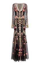 Temperley London Rosy Organza Overlay Dress