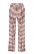 Rosie Assoulin Oboe High-rise Gingham Woven Pants