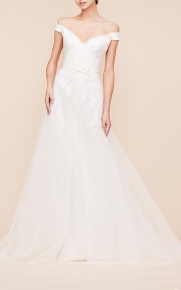 Georges Hobeika Bridal Off The Shoulder Embellished Gown