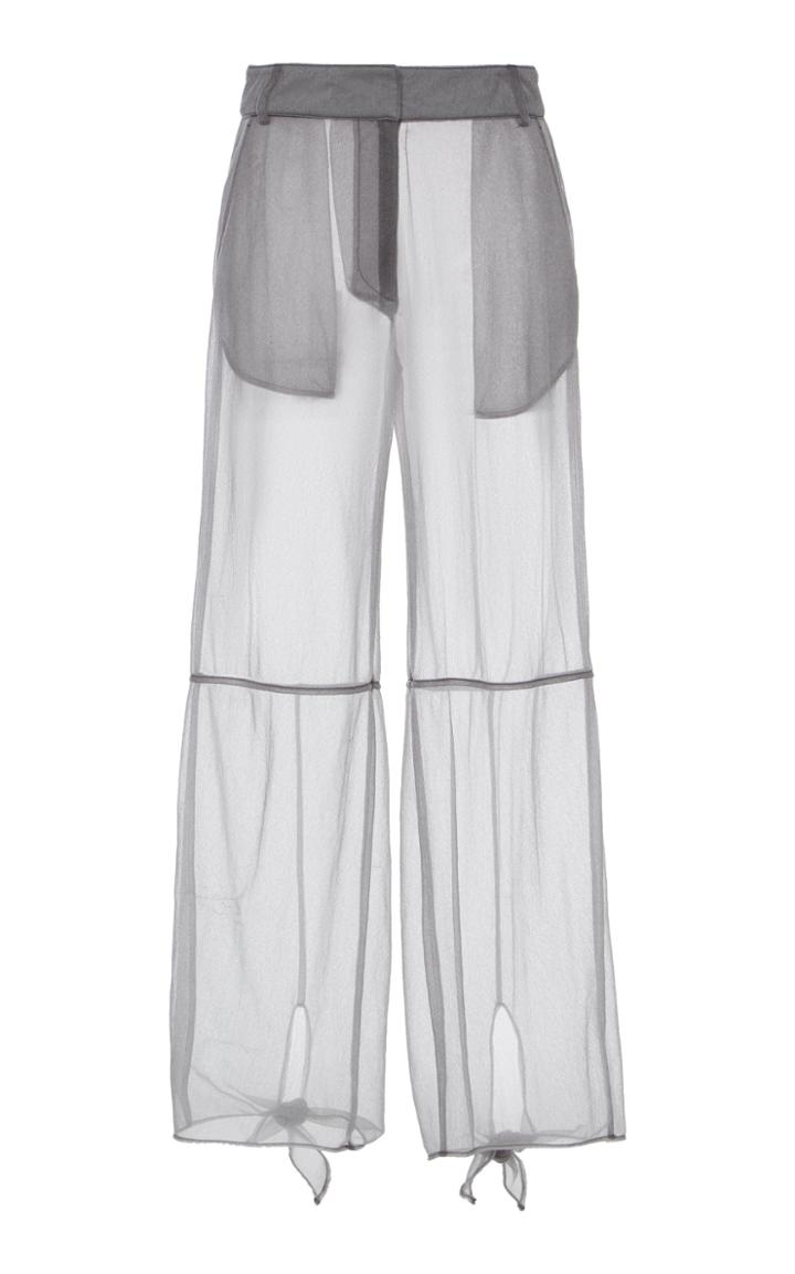 Off-white C/o Virgil Abloh Bow Sheer Wide-leg Pant S