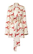 Alejandra Alonso Rojas Printed Double-breasted Jacket