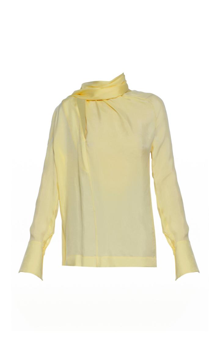 Moda Operandi Matriel Long Scarf Chiffon Blouse