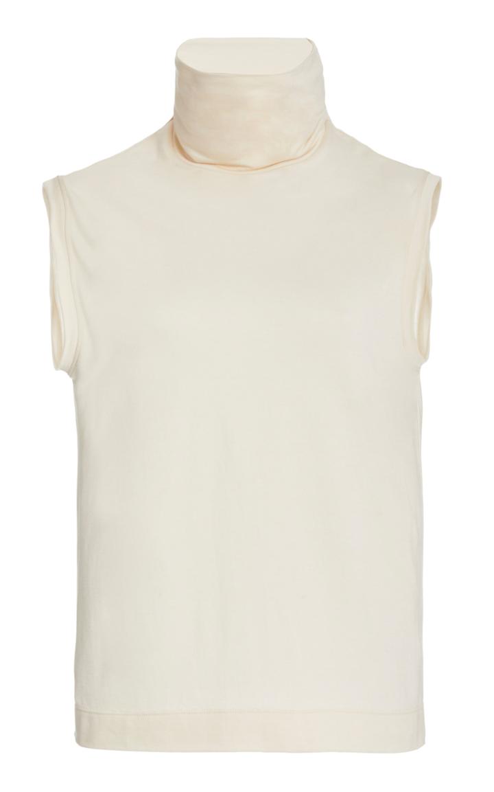 Moda Operandi The Row Bokkai Turtleneck Sleeveless Top