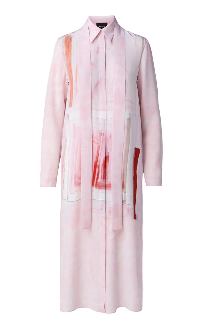Moda Operandi Akris Printed Silk Shirt Dress