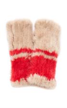 Pologeorgis The Short Mink Fingerless Gloves