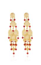 Ben-amun 24k Gold-plated Glass Earrings