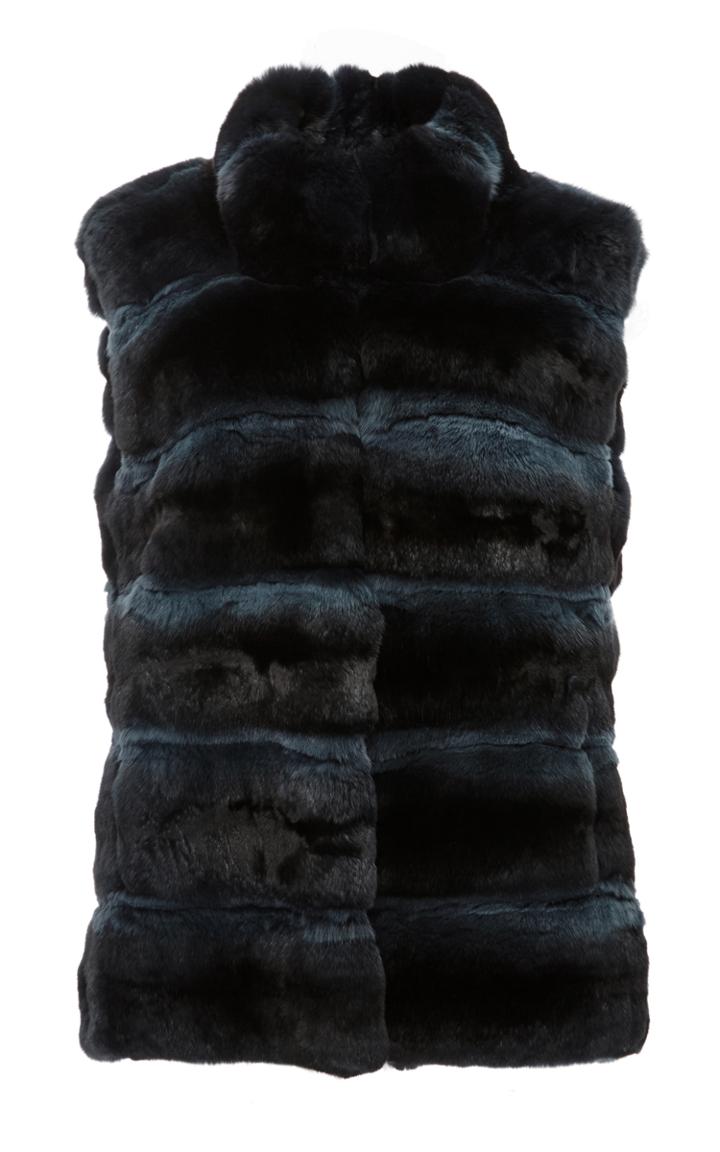 Pologeorgis Dyed Chinchilla Fur Gilet