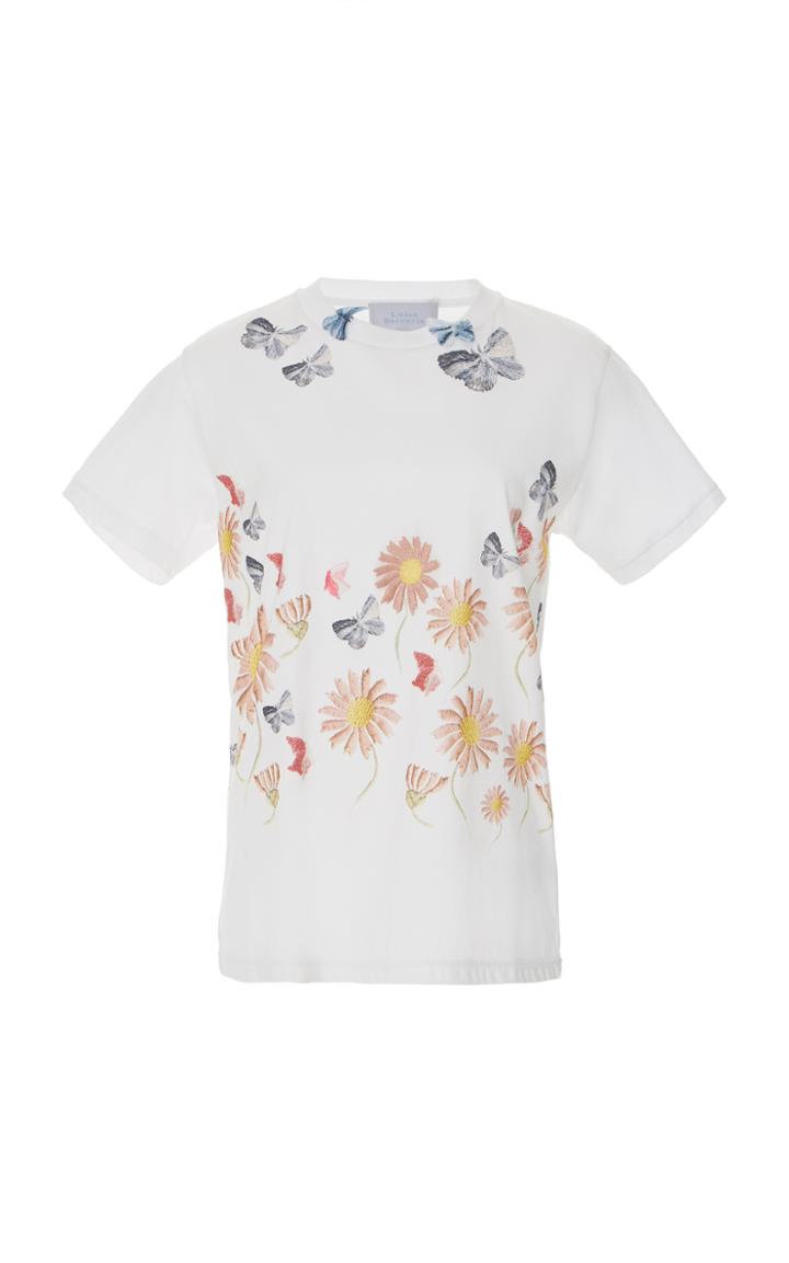 Luisa Beccaria Floral Printed T-shirt