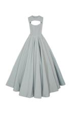Christian Siriano Silk Faille Cut Out Gown