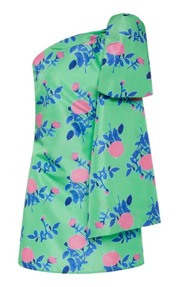 Bernadette Antwerp Josselin One-shoulder Taffeta Dress