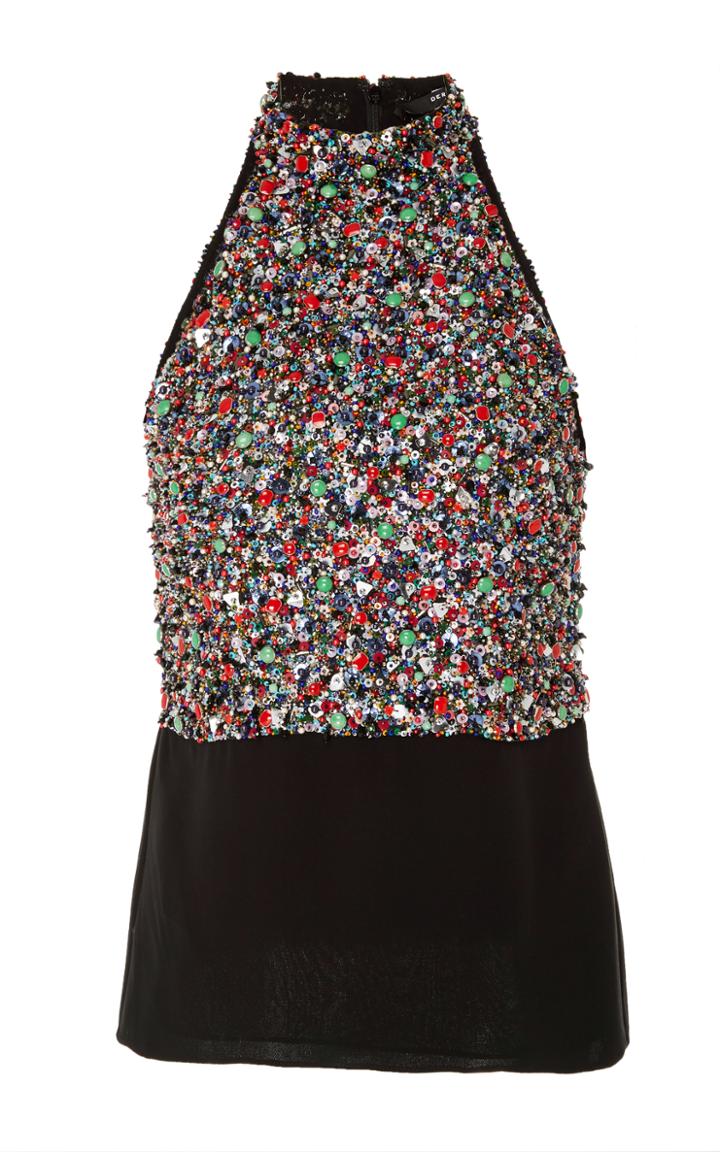 Derek Lam Beaded Halter Top