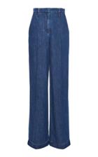 Moda Operandi Philosophy Di Lorenzo Serafini Denim High-rise Wide-leg Trousers Size:
