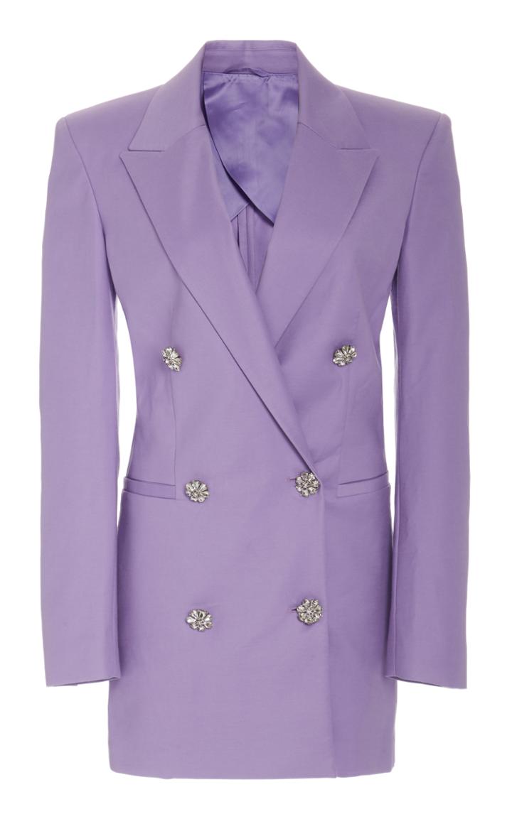 Attico Stretch Wool Blazer Dress