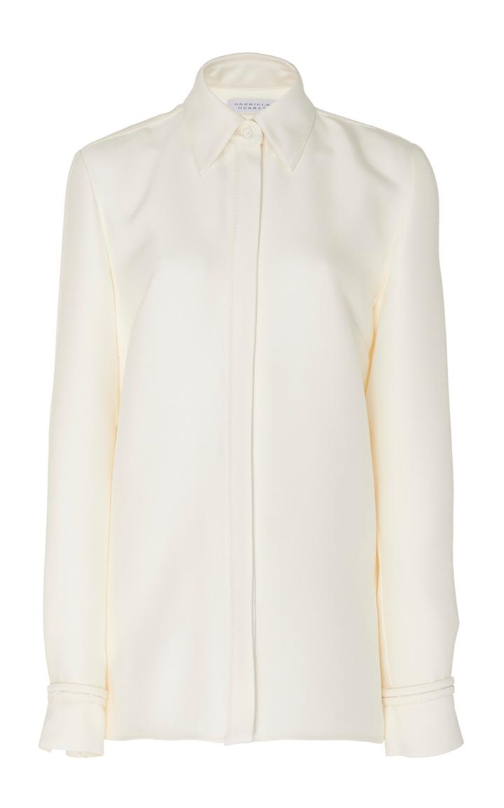 Gabriela Hearst Cruz Button Down Silk Shirt