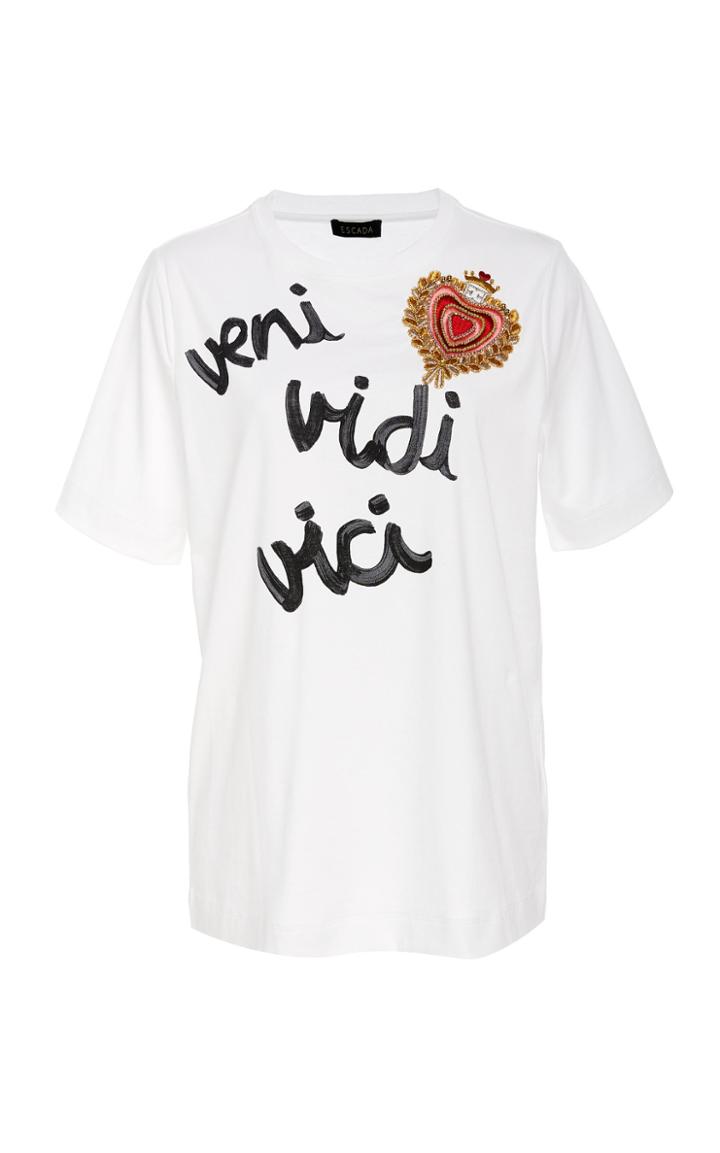 Escada Essara Graphic Cotton Tee