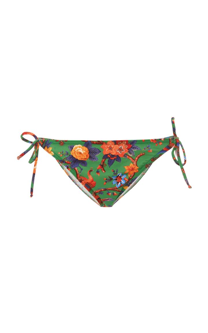 La Doublej Floral-print Bikini Bottoms