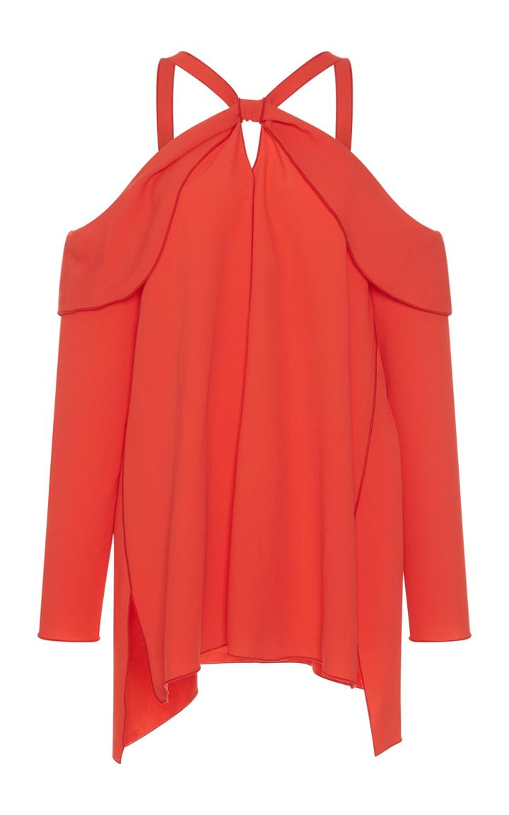 Proenza Schouler Satin Off The Shoulder Top