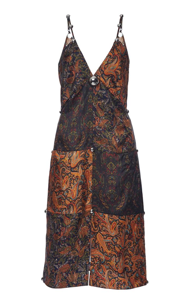 Moda Operandi Christopher Kane Paisley Patchwork Cami Dress Size: 38