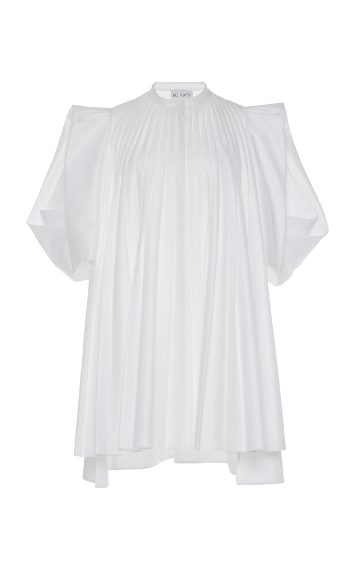 Dice Kayek Pleated Puff Sleeve Shirt