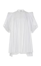 Dice Kayek Pleated Puff Sleeve Shirt