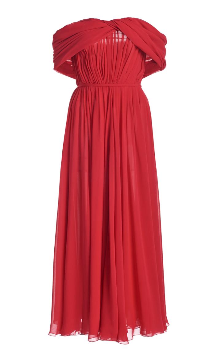 Moda Operandi Giambattista Valli Off-the-shoulder Silk Dress