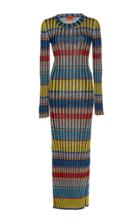 Missoni Striped Long Sleeve Column Dress