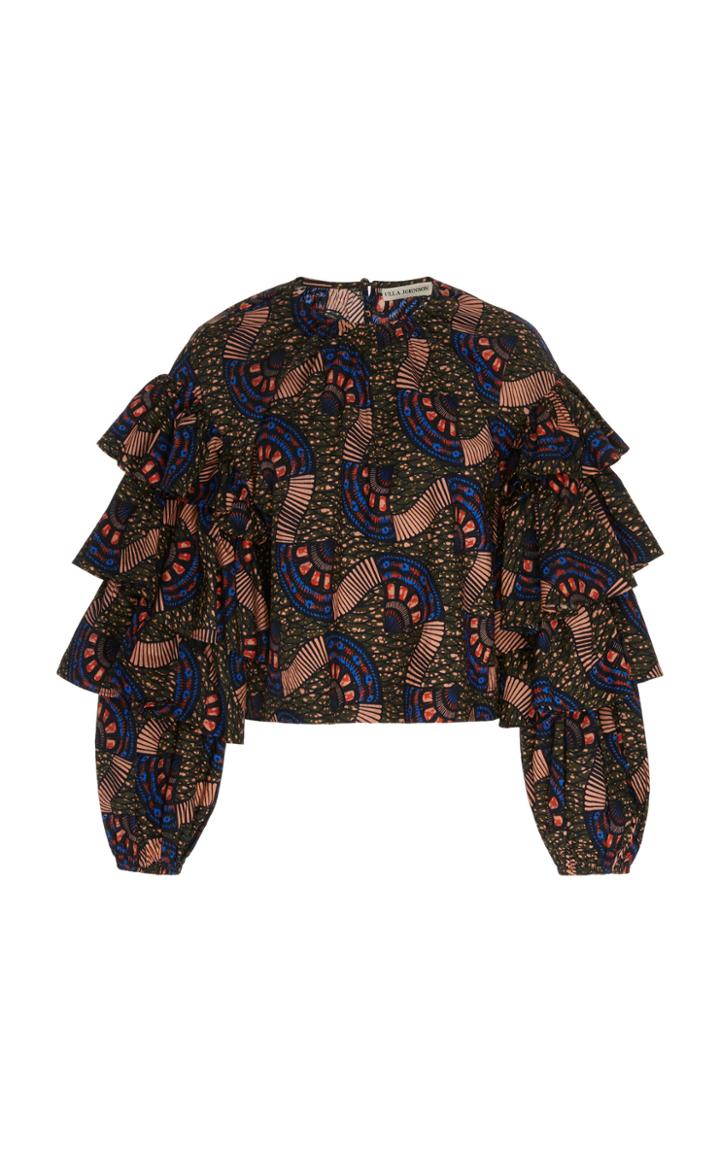 Moda Operandi Ulla Johnson Tulia Cotton Blouse Size: 0