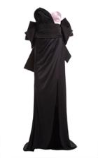 Moda Operandi Redemption Sash-detailed Two-tone Silk Satin Strapless Gown