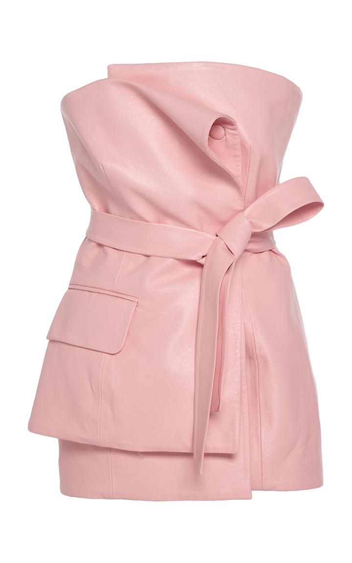 Moda Operandi Matriel Faux Leather Corset Size: S